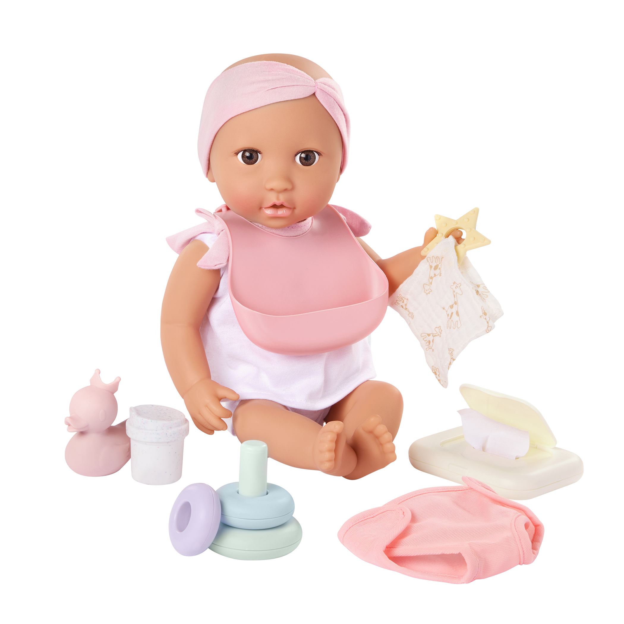 LullaBaby - Baby Doll & Jogging Stroller Set