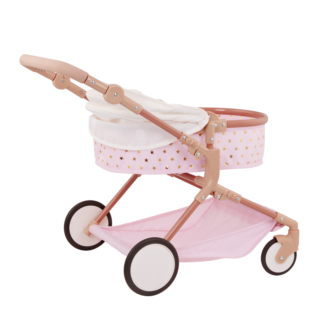 LullaBaby Doll & Double Stroller Set