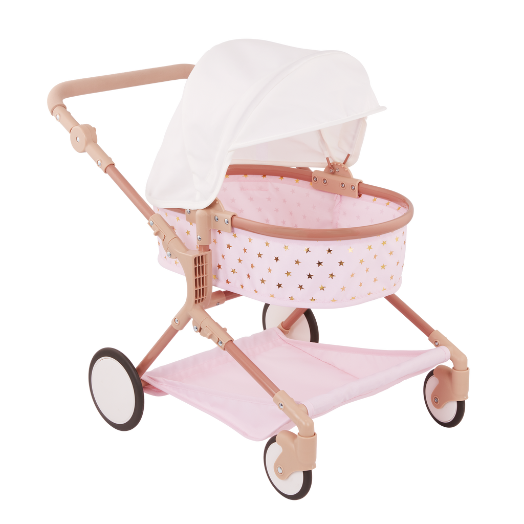 LullaBaby Doll & Double Stroller Set