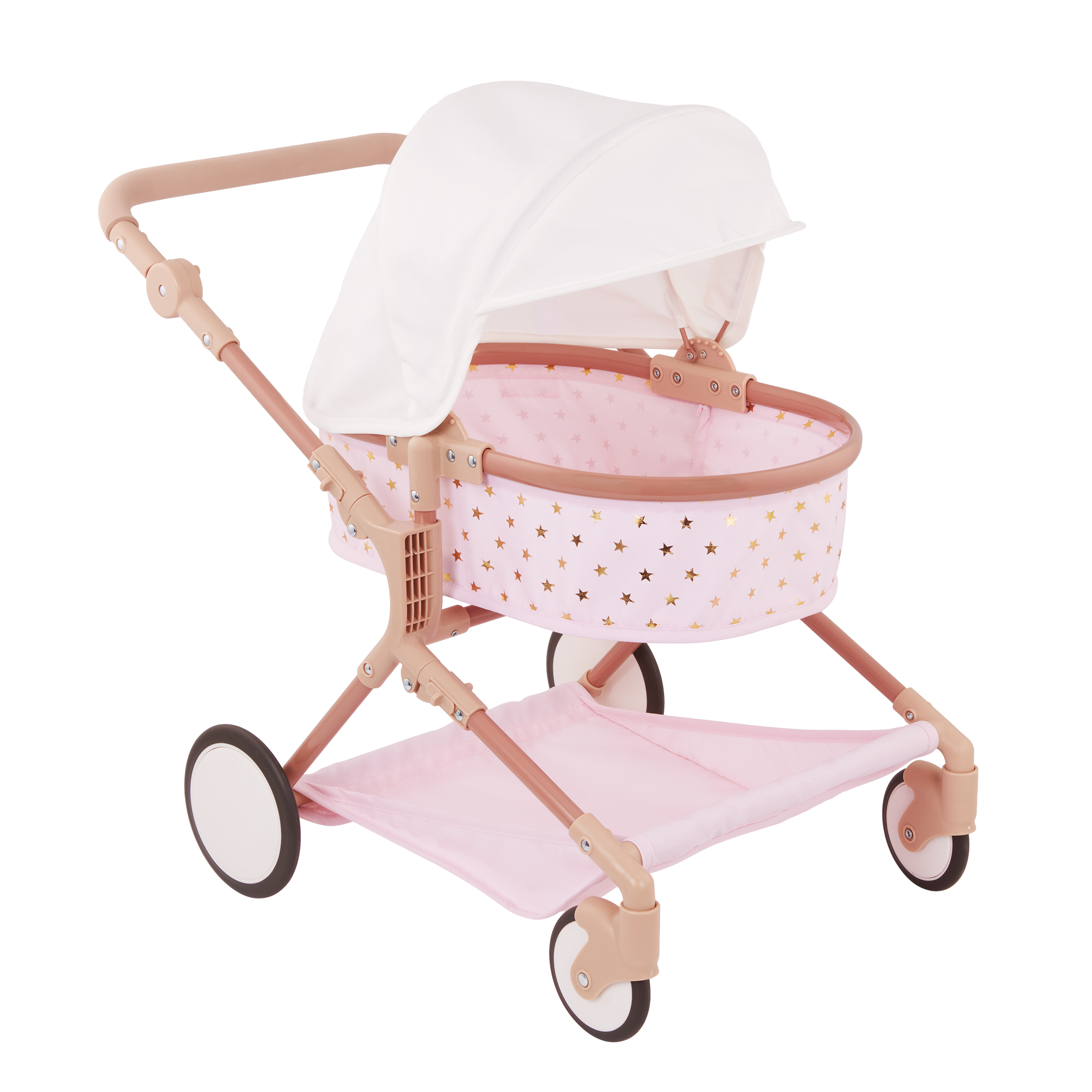 LullaBaby Doll & Double Stroller Set