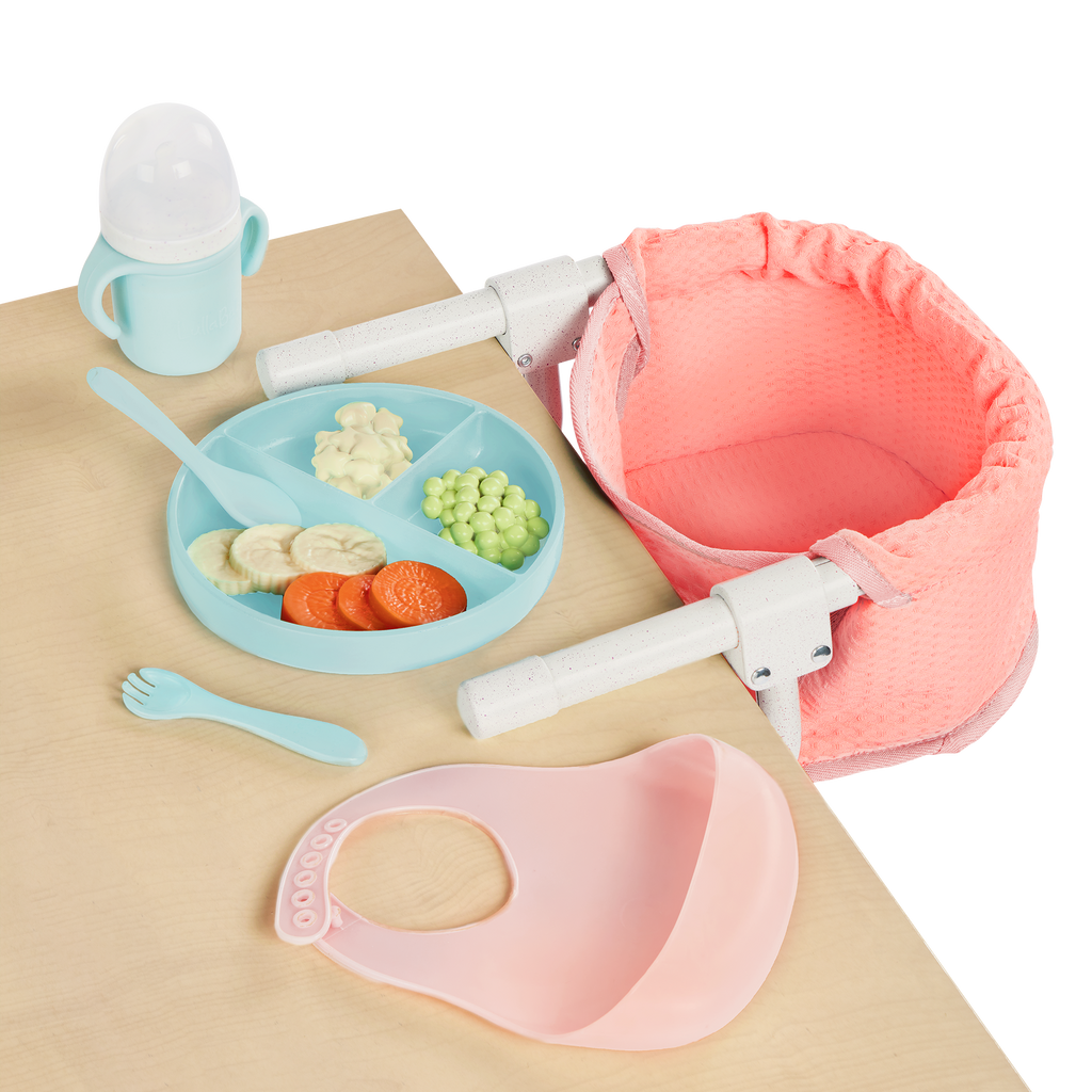 LullaBaby Clip On Table Seat and Feeding Set