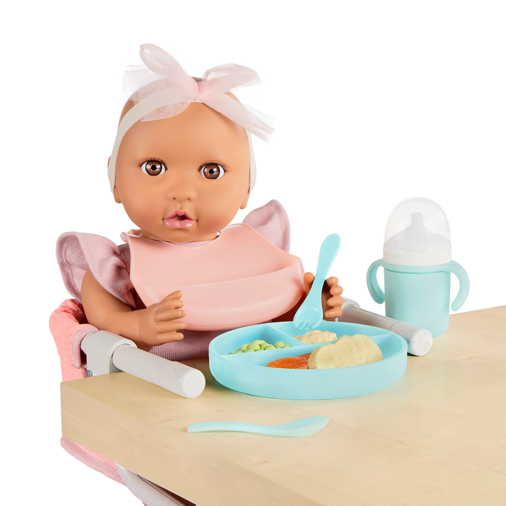 LullaBaby Clip On Table Seat and Feeding Set