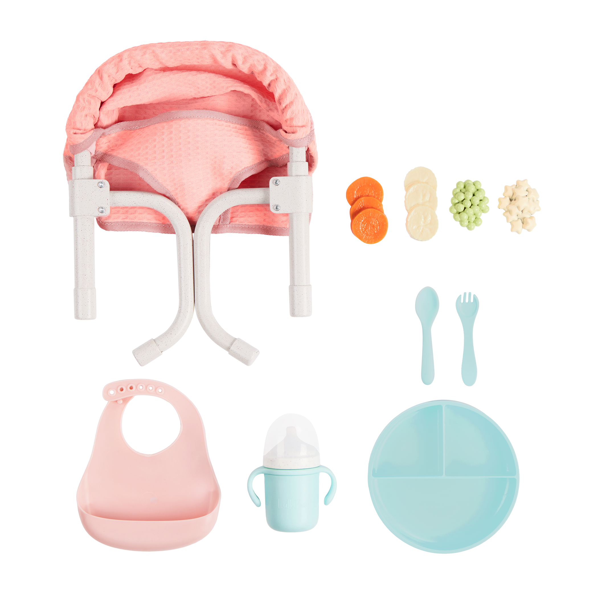 LullaBaby Clip On Table Seat and Feeding Set