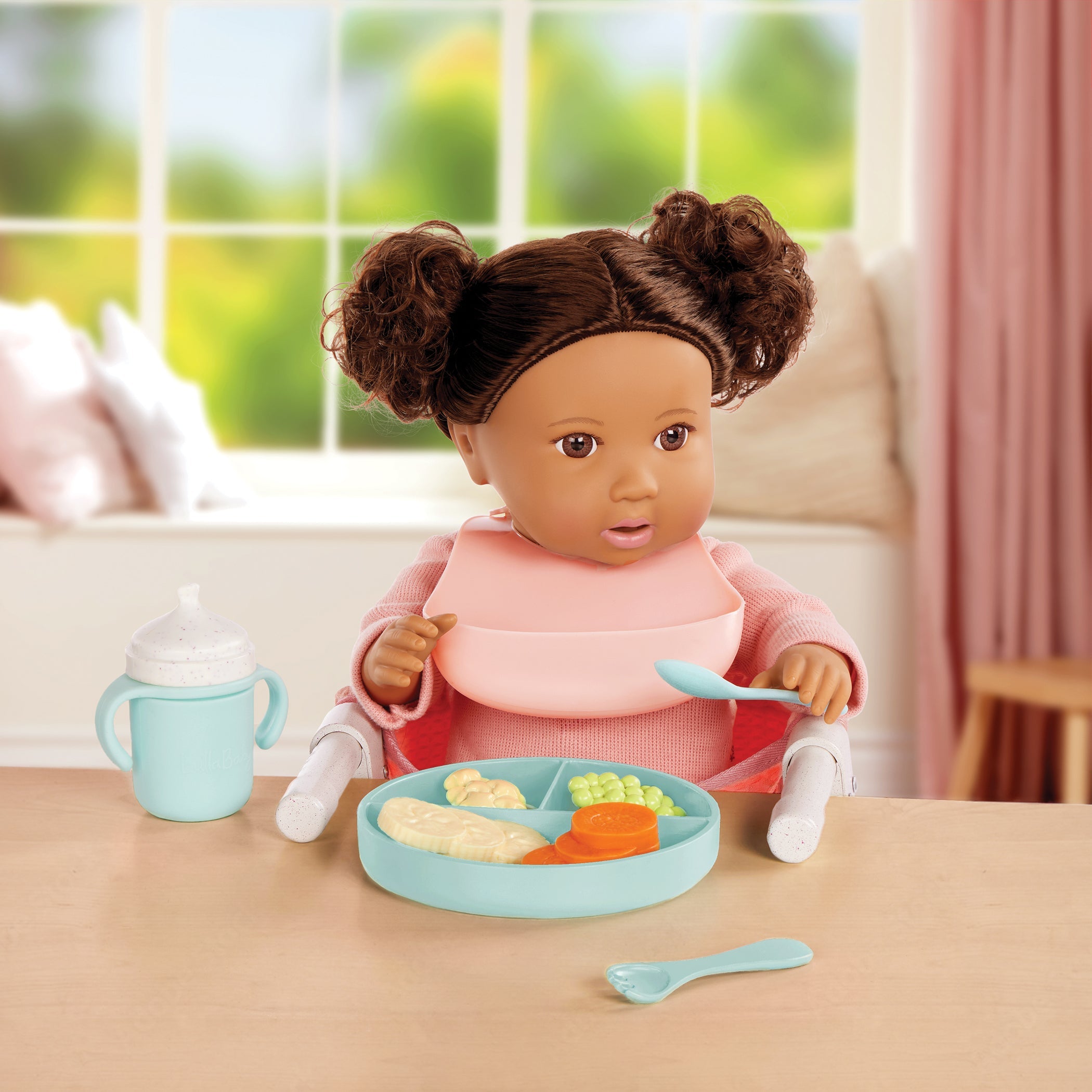 LullaBaby Clip On Table Seat and Feeding Set
