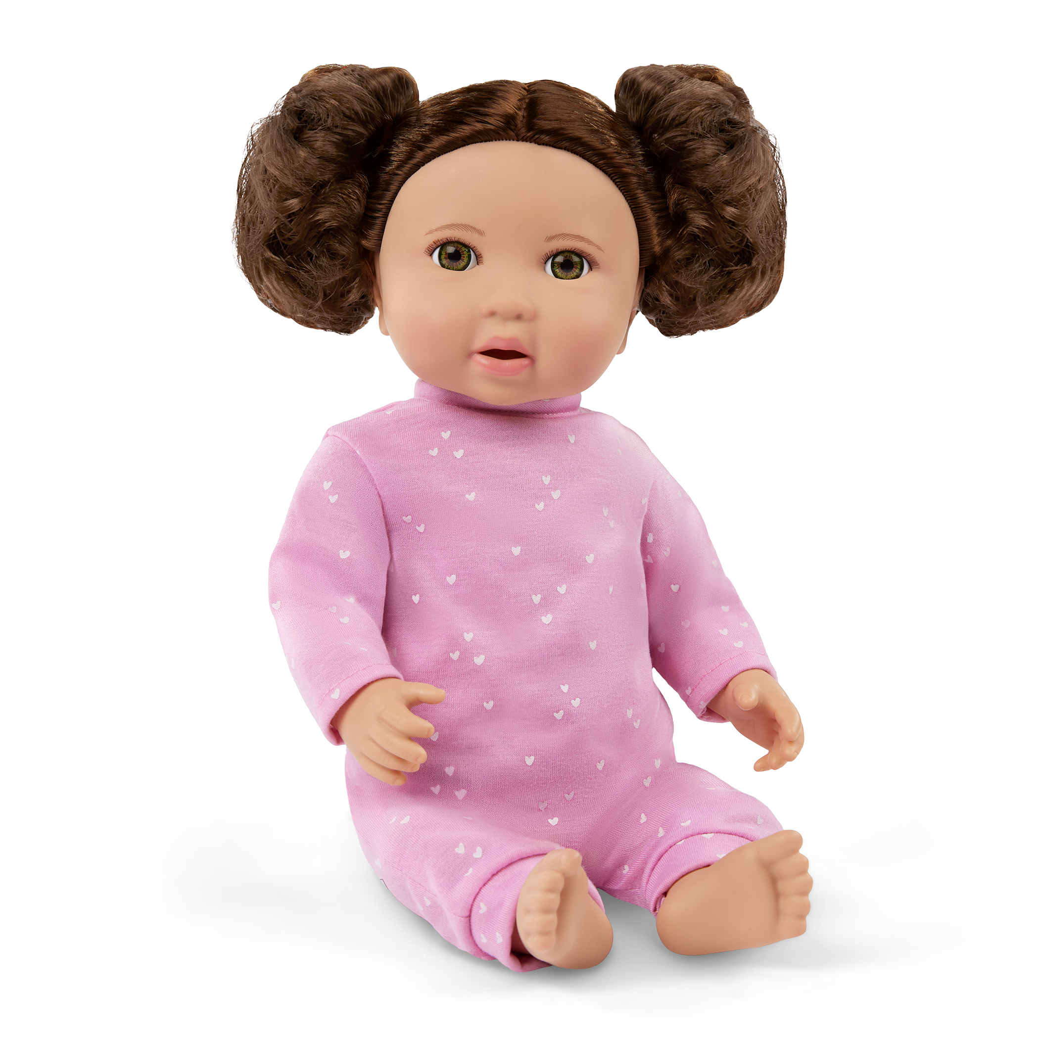 Soft Baby Doll w/ Hair in Cuddler