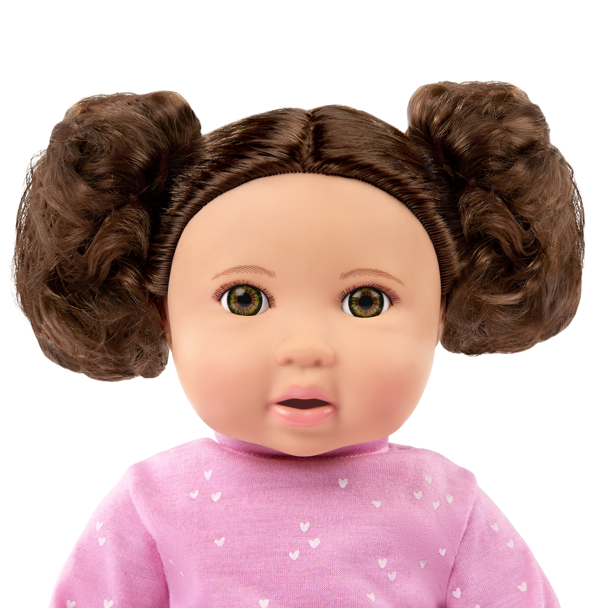 Soft Baby Doll w/ Hair in Cuddler