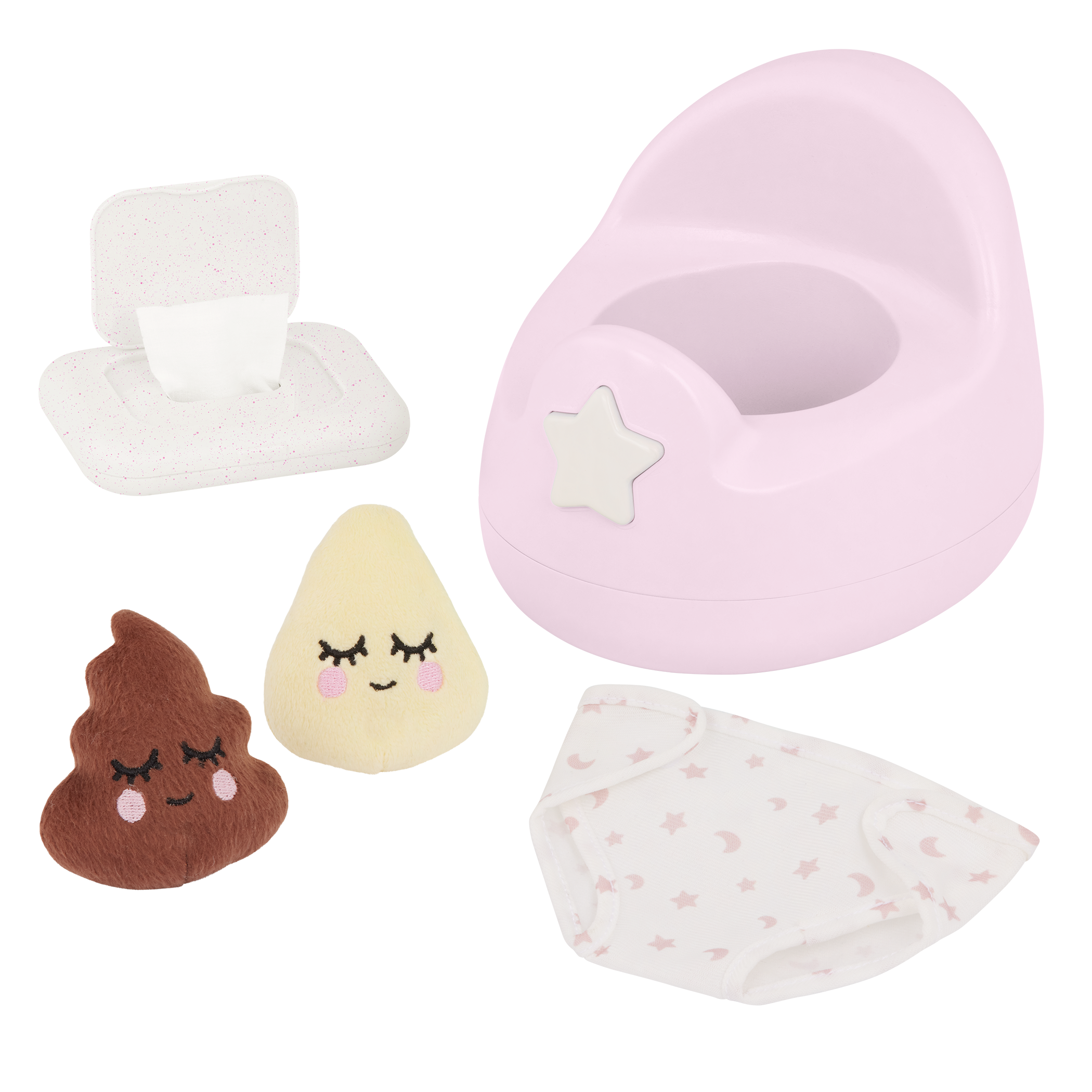 doll potty set
