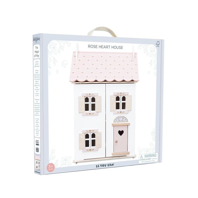 Le Toy Van - Wooden Dolls House - Rose Heart