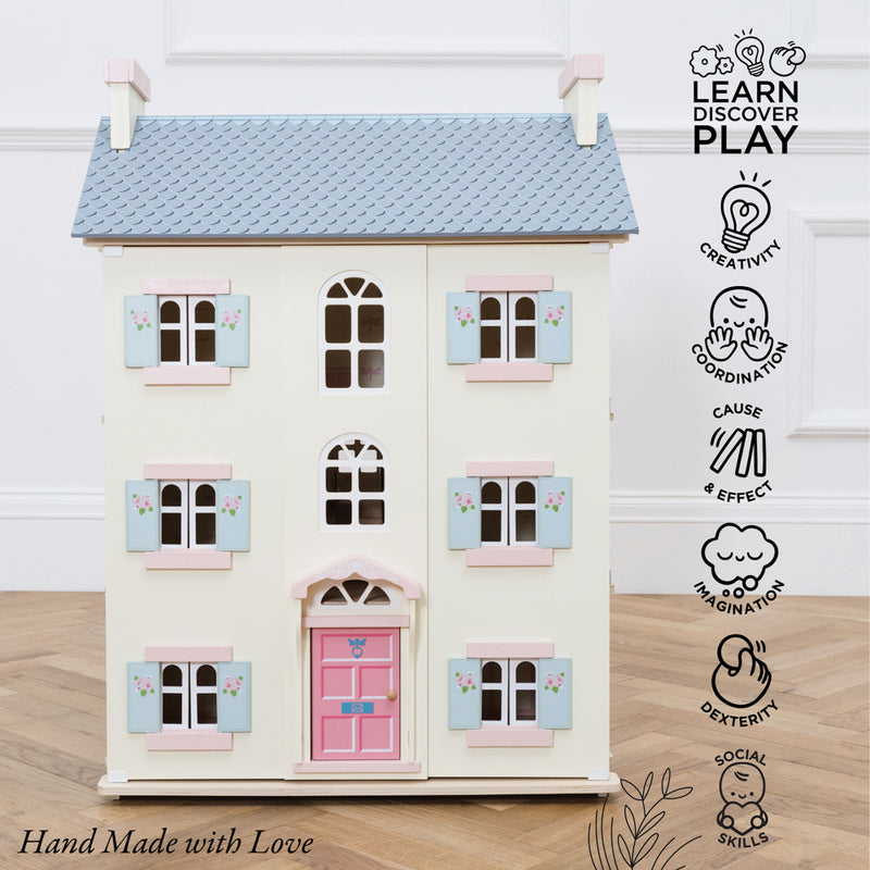 Le Toy Van - Wooden Dolls House - Cherry Tree Hall