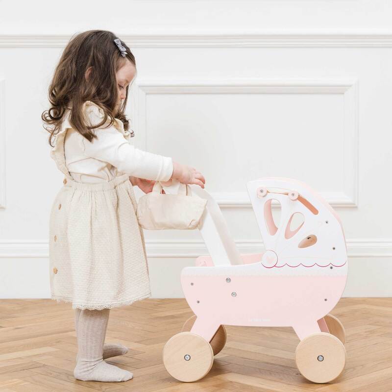 Le Toy Van - Retro Wooden Doll Pram