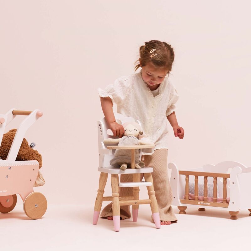 Le Toy Van - Dolls Wooden High Chair