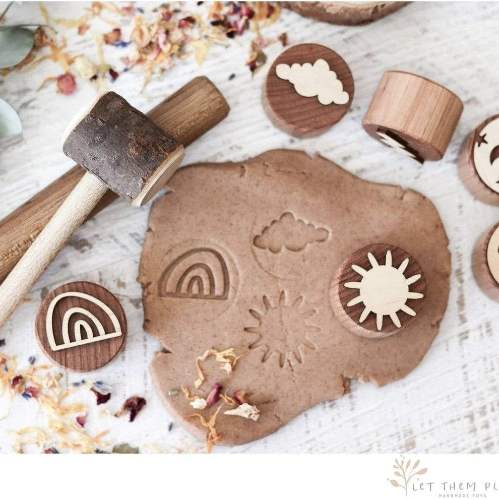Let Them Play - Wooden Stampers Weather