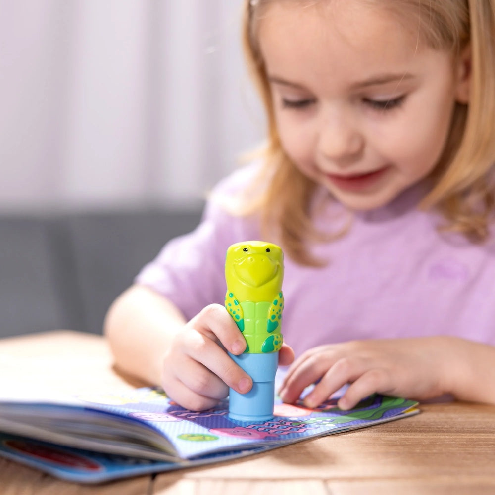 Melissa & Doug - Sticker WOW! Sticker Stamper & Activity Pad Turtle