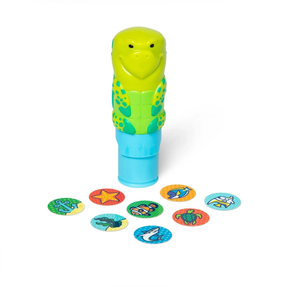 Melissa & Doug - Sticker WOW! Sticker Stamper & Activity Pad Turtle