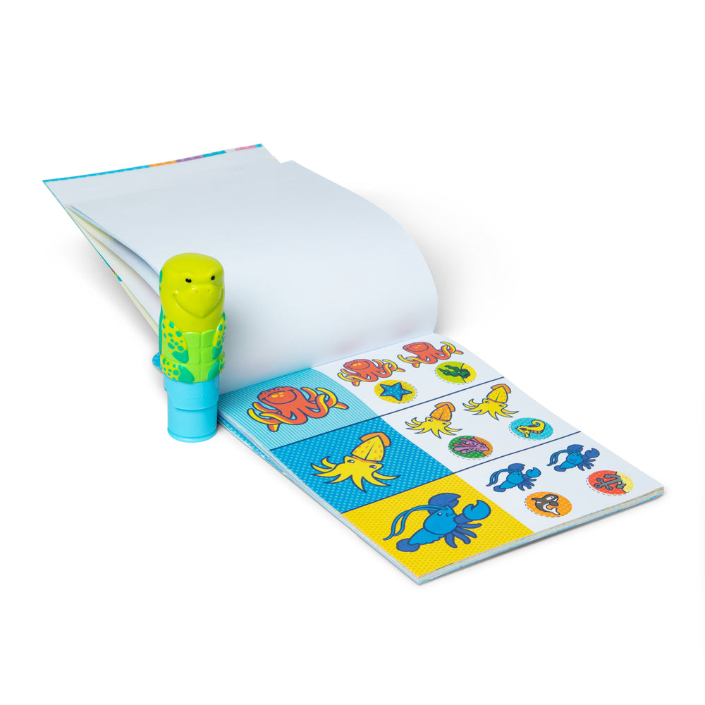 Melissa & Doug - Sticker WOW! Sticker Stamper & Activity Pad Turtle