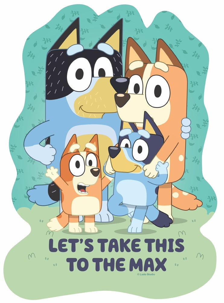 Ravensburger - Bluey 4 Large Shaped Puzzles