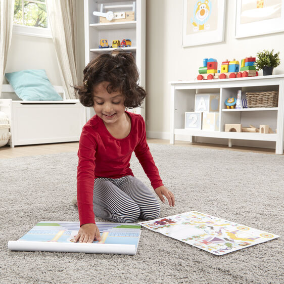 Melissa & Doug - Reusable Sticker Pad - Princess Castle