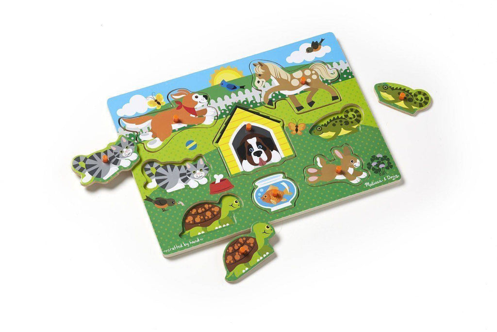 Melissa & Doug - Peg Puzzle - Pets