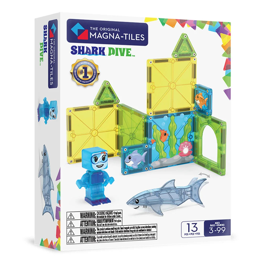Magna Tiles - Shark Dive 13pc