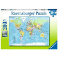 Ravensburger - 200pc Map of the World Puzzle