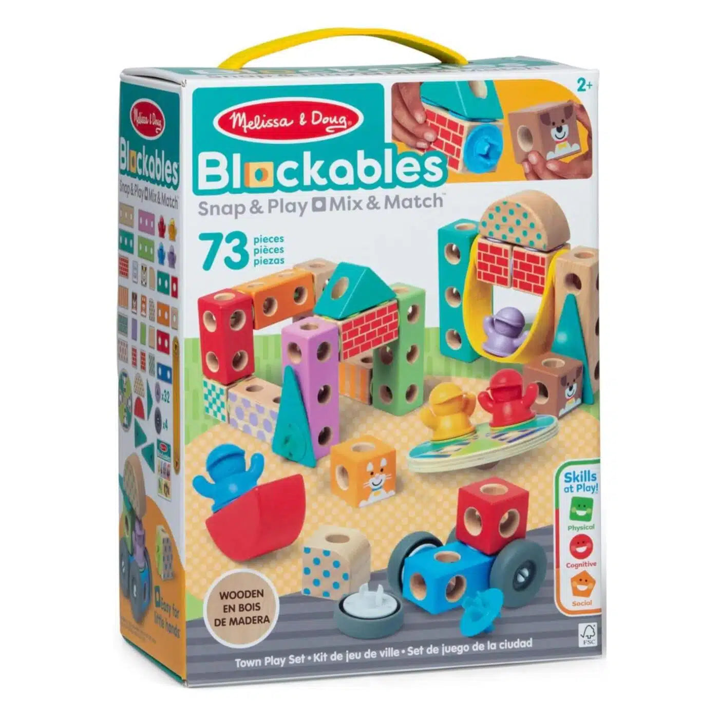 Melissa & Doug - Blockables Town Play Set