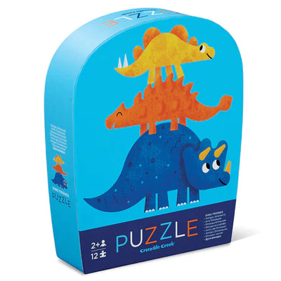 Crocodile Creek - Puzzle Mini 12pcs - Dino Friends