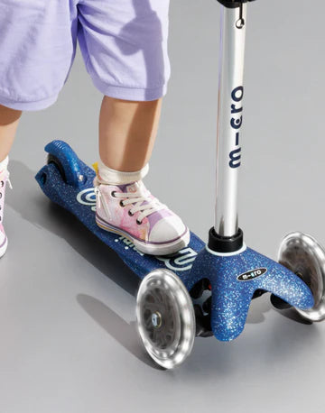 Micro - Mini Deluxe LED Galaxy Navy Scooter