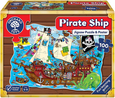 Orchard - 100Pc Pirate Ship Shaped Puzzles