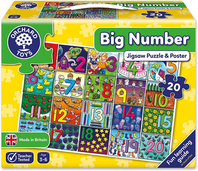 Orchard - 20Pc Big Number Puzzle & Poster