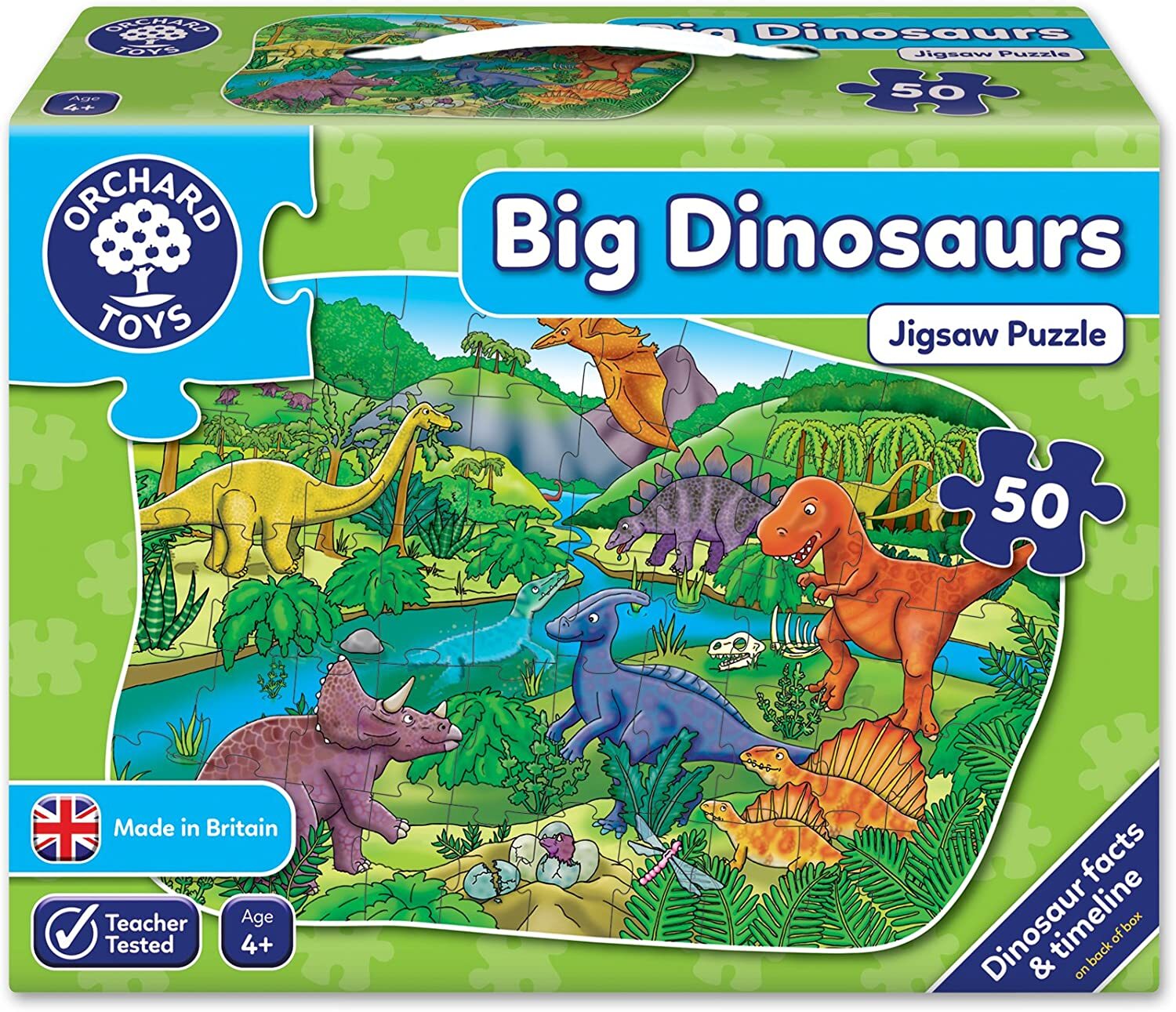 Orchard - 50Pc Big Dinosaur Shaped Puzzle
