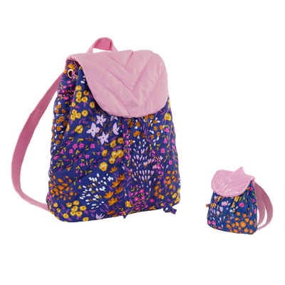 Our Generation Me & You Matching Floral Backpacks