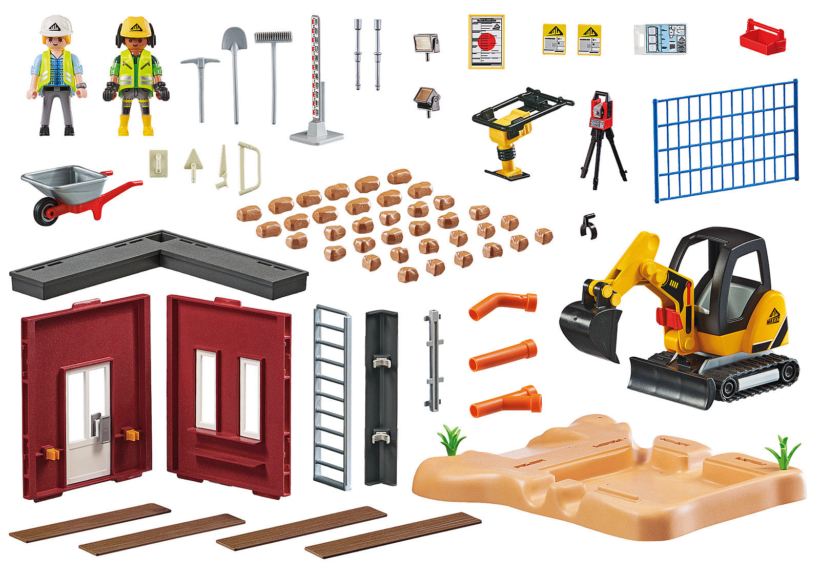 Playmobil - City Action Const Mini Excavator 70443