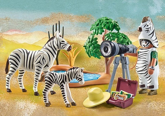 Playmobil - Photographer with Zebras (71295)