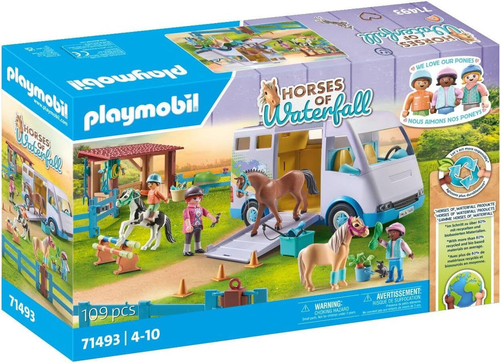 Playmobil - Mobile Horse Riding School 71493