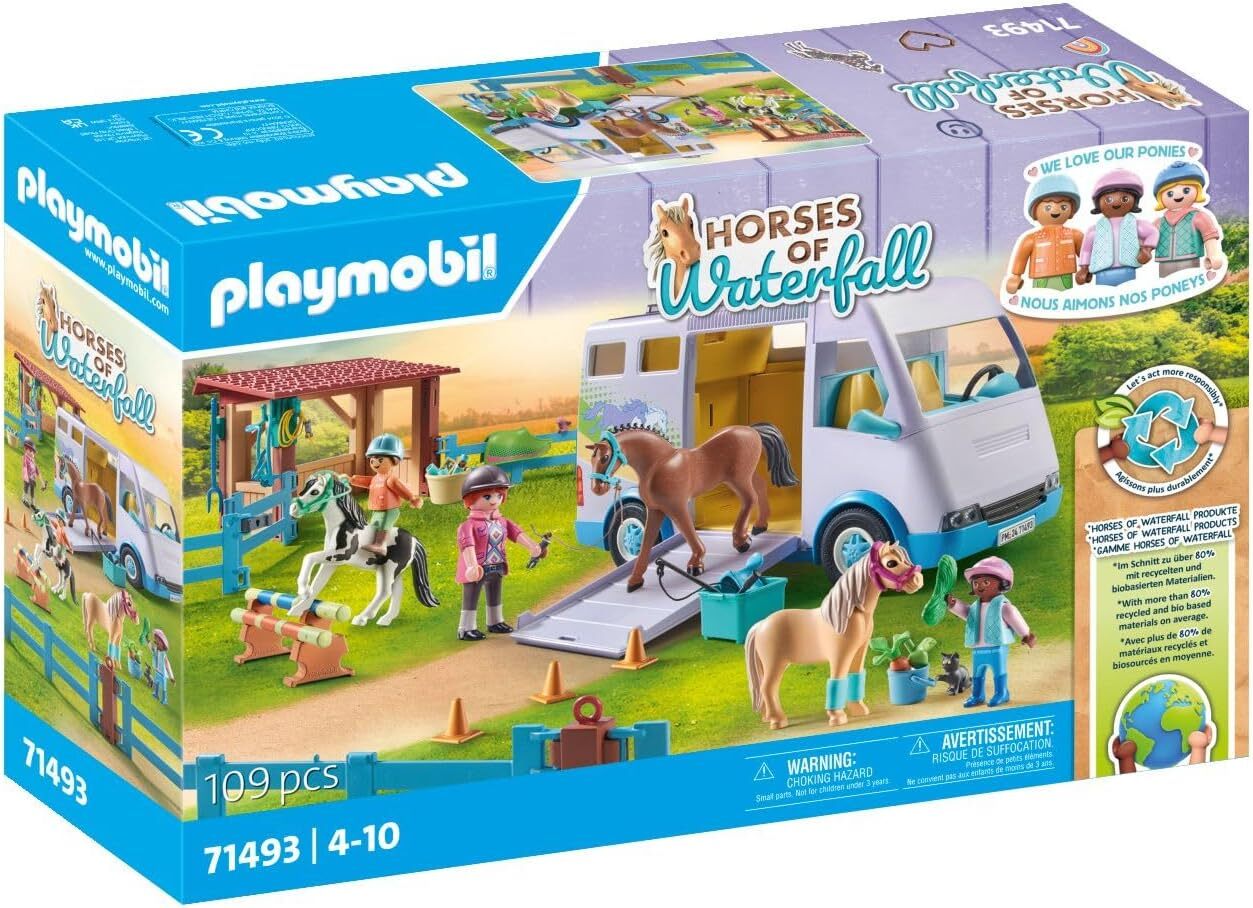 Playmobil - Mobile Horse Riding School 71493