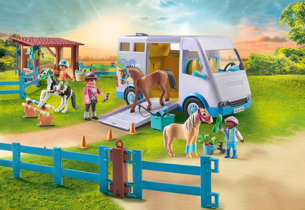 Playmobil - Mobile Horse Riding School 71493
