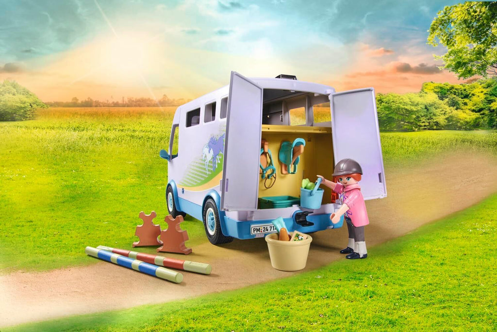 Playmobil - Mobile Horse Riding School 71493