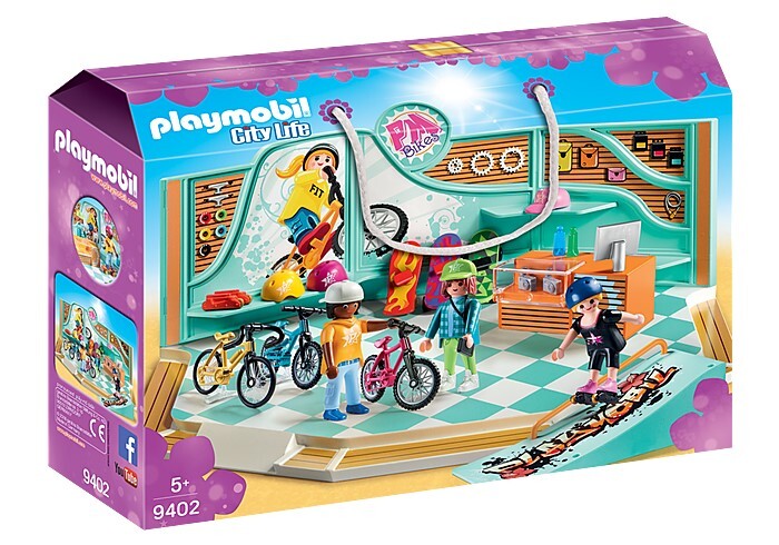 Playmobil - Shopping Bike & Skate Shop 9402