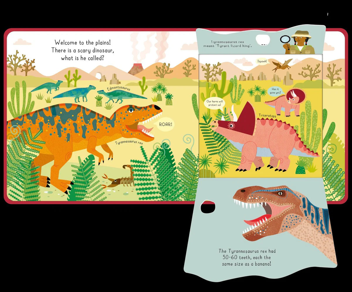 Peek Inside Dinosaurs Book