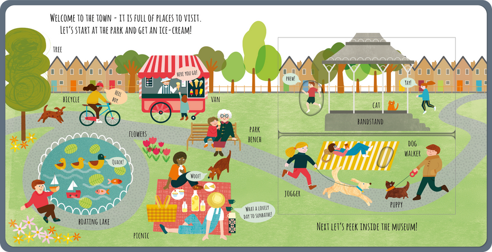 Peek Inside The Town Book
