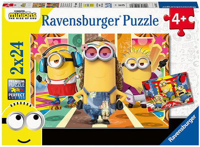 Ravensburger - 2 x 24Pc The Minions in Action Puzzle
