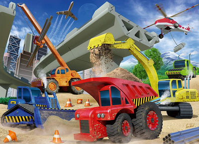 Ravensburger - 60Pc Construction Trucks Puzzle