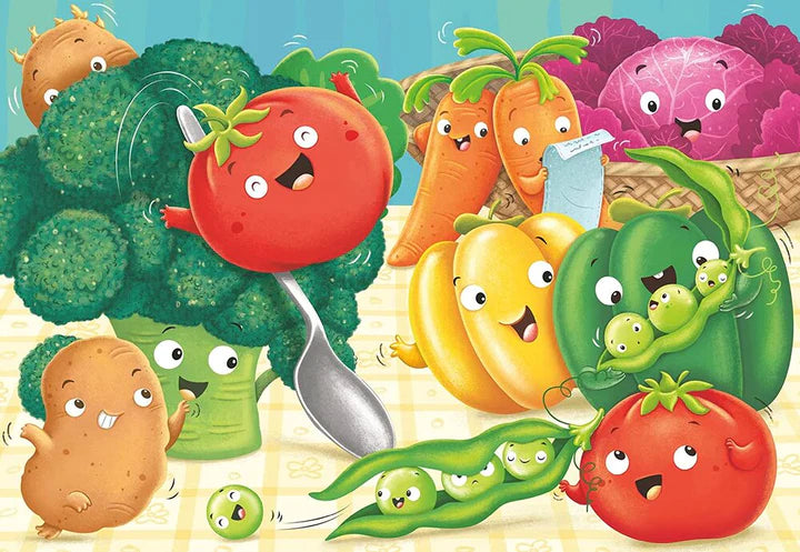 Ravensburger - 2 x 24Pc Fruit & Veggie Fun Puzzle