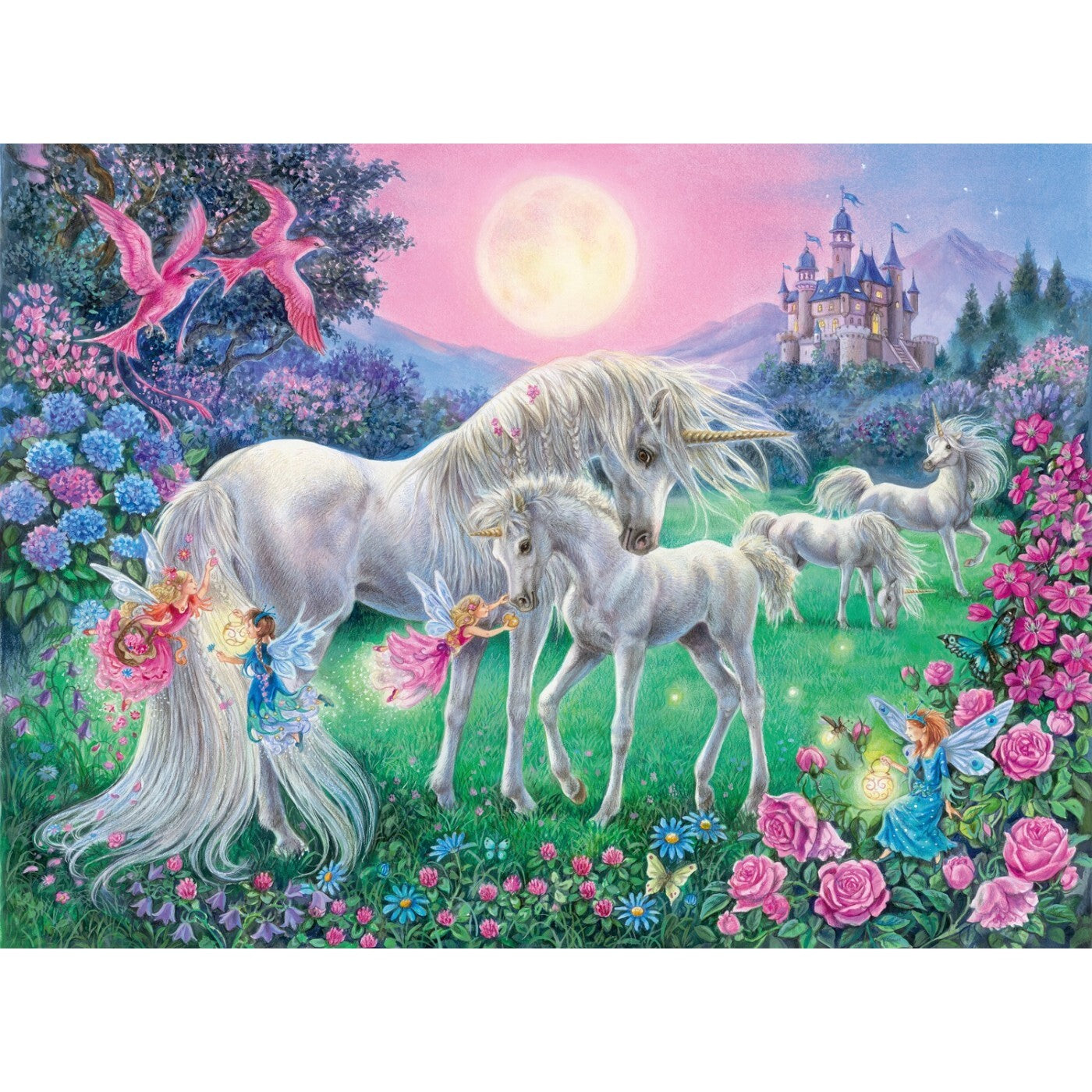 Ravensburger - Unicorn Bumper Pack Puzzles 4x100pc