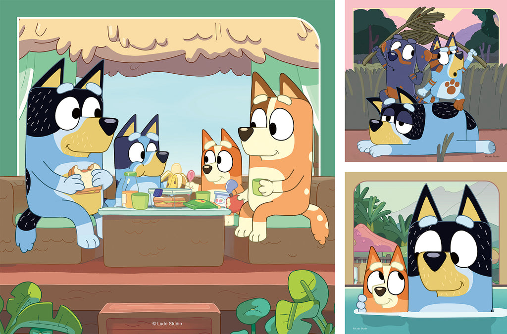 Ravensburger - Bluey's Adventures 3 x 49p