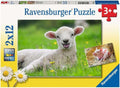 Ravensburger - 2x12pc Farm Animals Puzzle