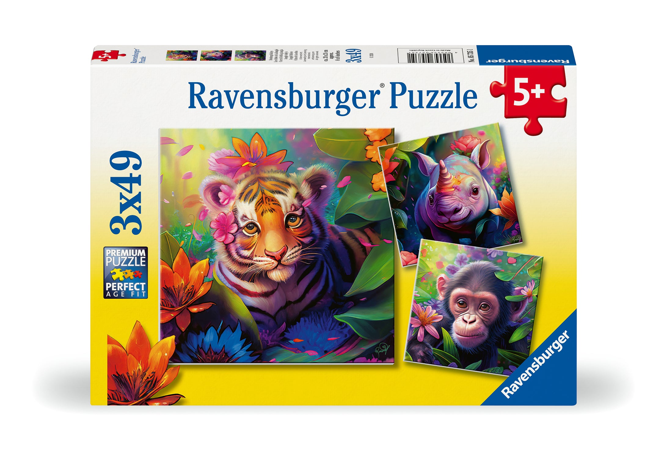 Ravensburger - Jungle Babies 3x49p