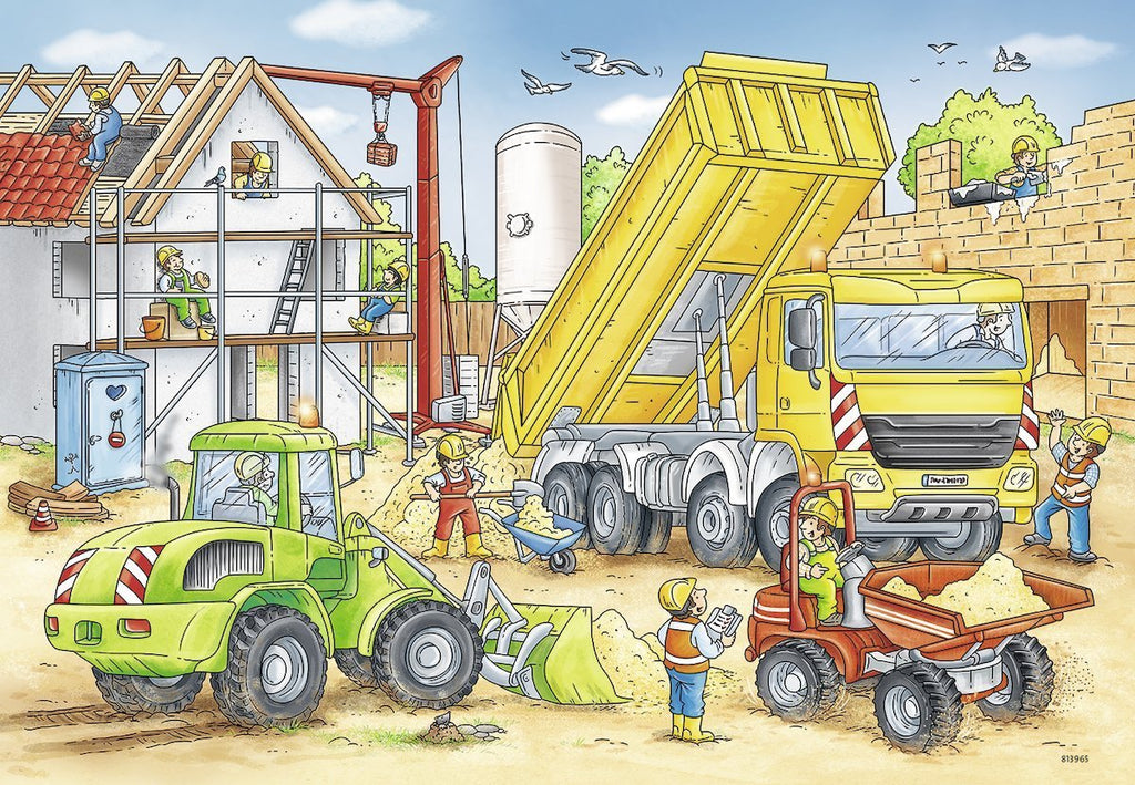 Ravensburger - 2 x 24Pc Hard at Work Puzzle