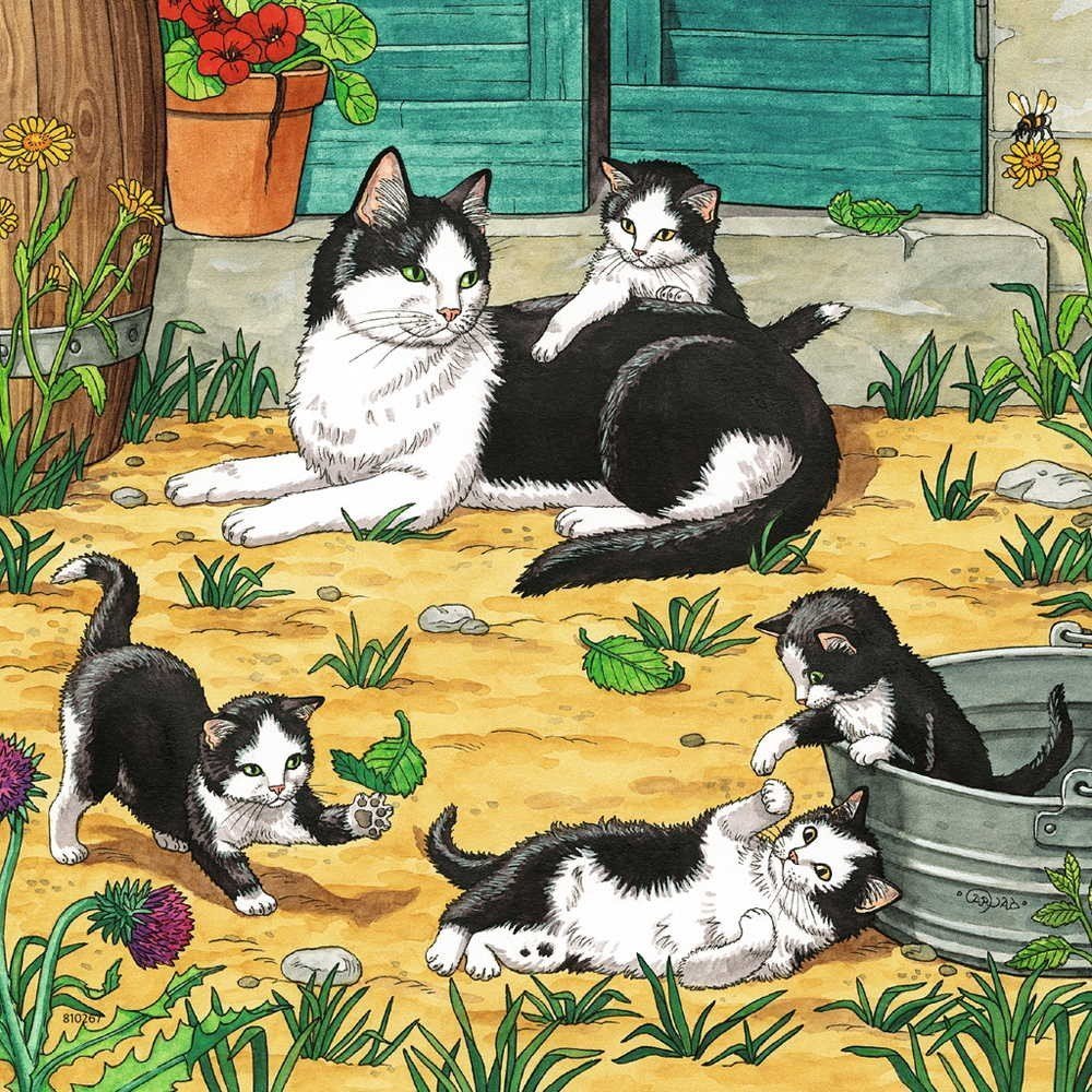 Ravensburger - 3 x 49Pc Cats And Dogs Puzzle