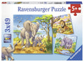 Ravensburger - 3 x 49Pc Wild Animals Puzzles
